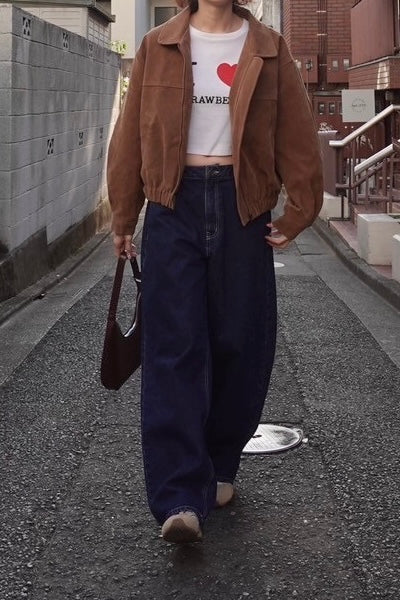 カーブシルエットデニム